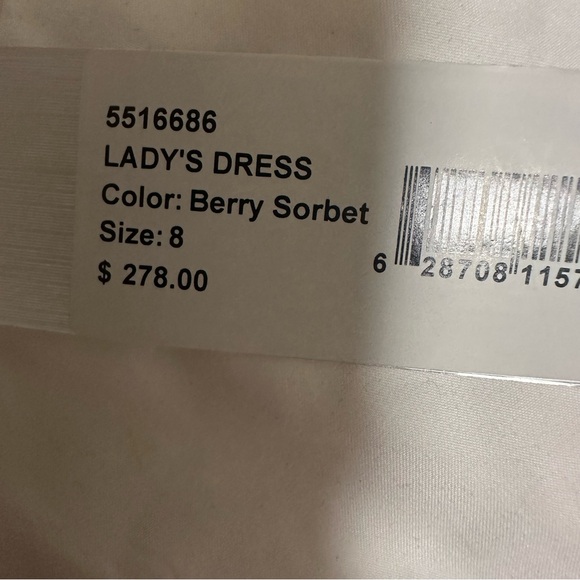 Kay Unger Pink Gathered Midi Dress size 8 NWT $278 - Picture 5 of 16